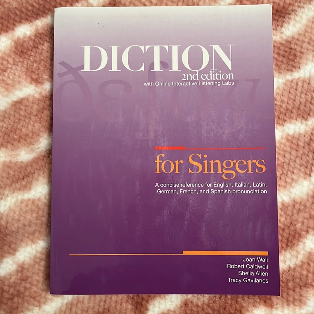 Diction for Singers 2nd Edition